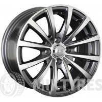 LS Wheels LS792 7x16 5x114.3 ET 38 Dia 73.1 (BKF)